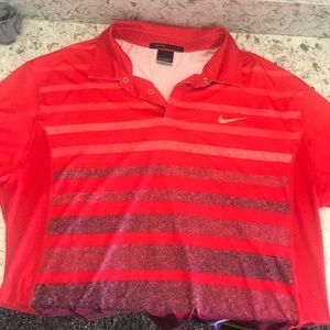 Nike golf polo - tiger woods collection - red